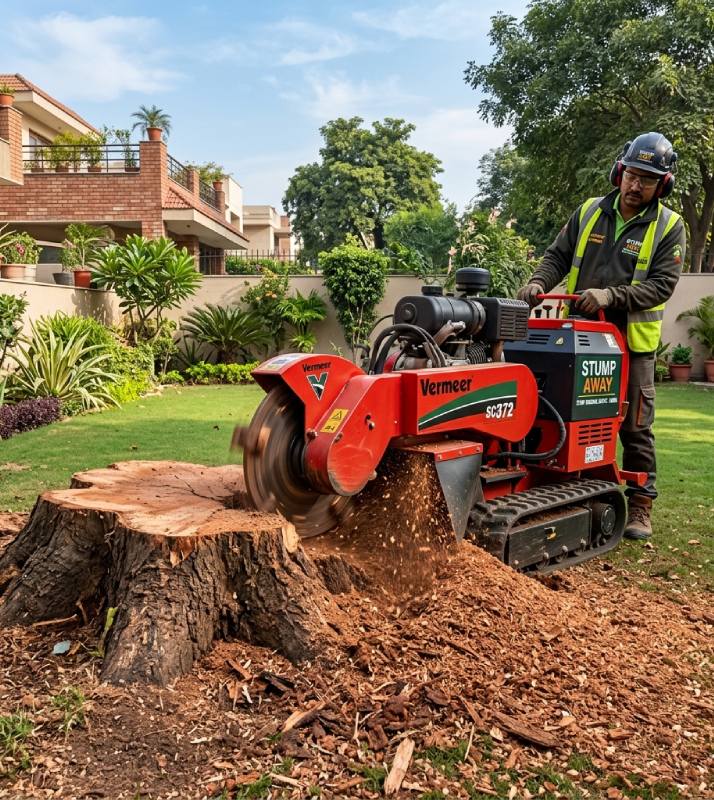 What is Stump Grinding and How it Works